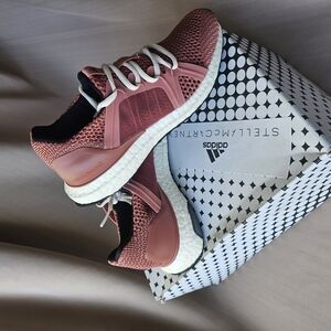 Stella McCartney Adidas Ultraboost Pink and White Athletic Shoes